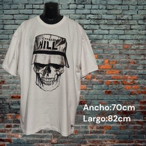 Polera Blanca Cypress Hill